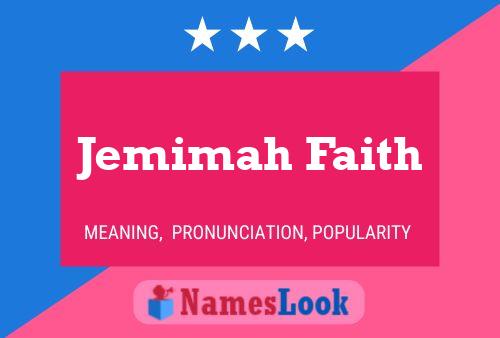 Póster del nombre Jemimah Faith