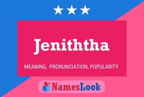 Póster del nombre Jeniththa