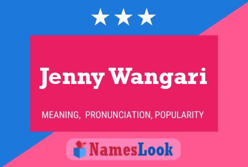 Póster del nombre Jenny Wangari