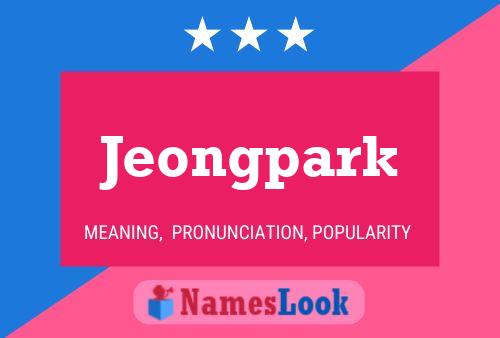 Póster del nombre Jeongpark