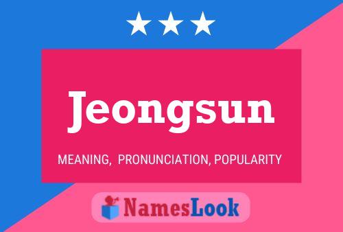 Póster del nombre Jeongsun