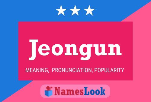 Póster del nombre Jeongun