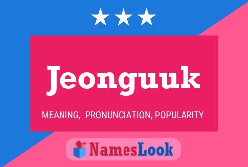 Póster del nombre Jeonguuk