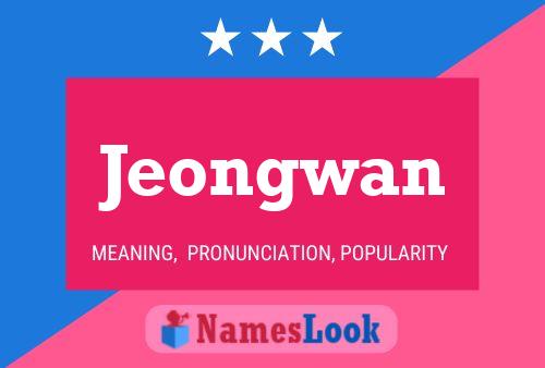 Póster del nombre Jeongwan