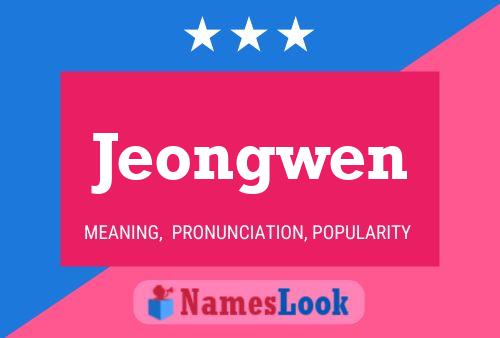 Póster del nombre Jeongwen