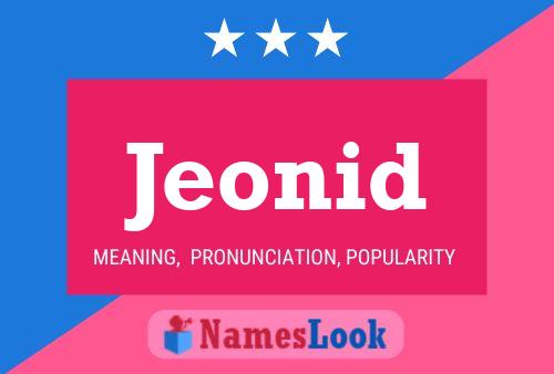 Póster del nombre Jeonid