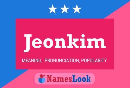 Póster del nombre Jeonkim