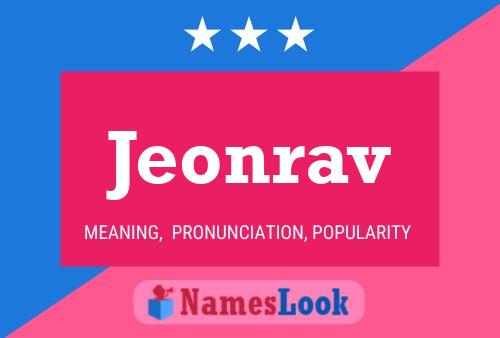 Póster del nombre Jeonrav