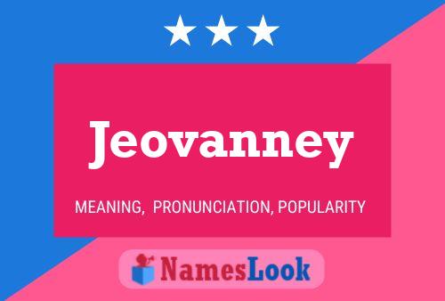 Póster del nombre Jeovanney