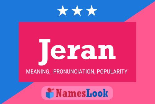 Póster del nombre Jeran