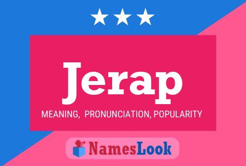 Póster del nombre Jerap