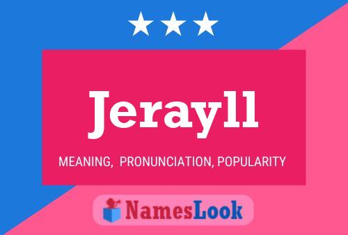 Póster del nombre Jerayll