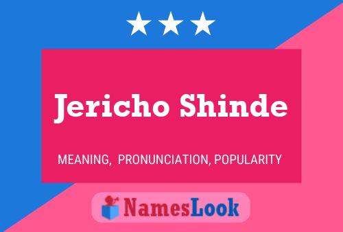 Póster del nombre Jericho Shinde