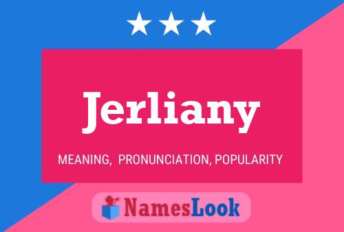 Póster del nombre Jerliany