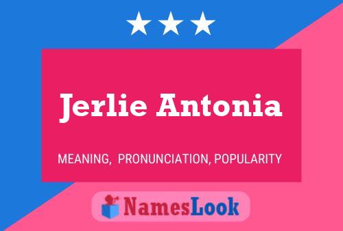 Póster del nombre Jerlie Antonia