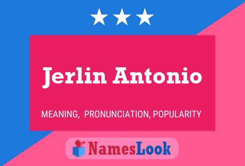 Póster del nombre Jerlin Antonio