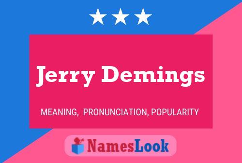 Póster del nombre Jerry Demings