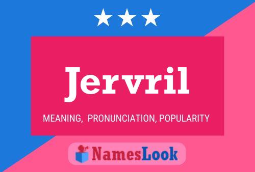 Póster del nombre Jervril