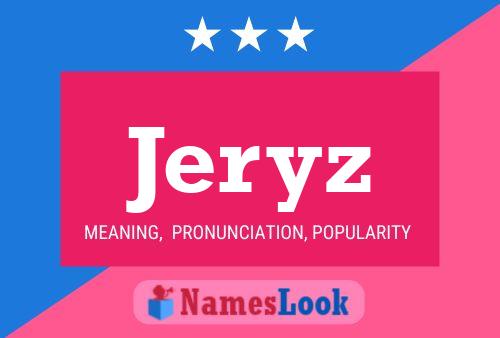 Póster del nombre Jeryz