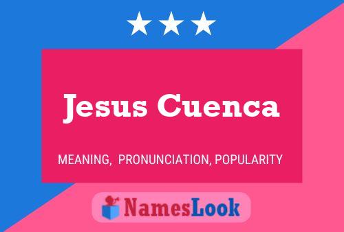 Póster del nombre Jesus Cuenca