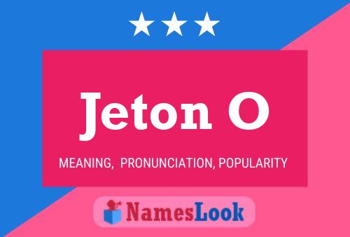 Póster del nombre Jeton O