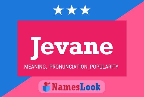 Póster del nombre Jevane