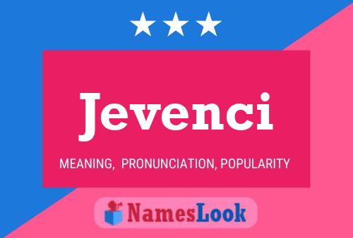 Póster del nombre Jevenci