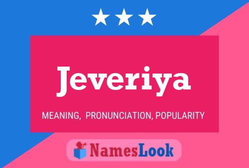 Póster del nombre Jeveriya