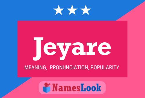 Póster del nombre Jeyare