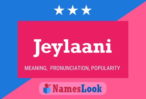 Póster del nombre Jeylaani