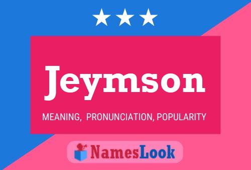 Póster del nombre Jeymson