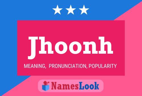 Póster del nombre Jhoonh