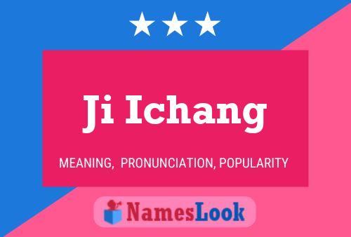 Póster del nombre Ji Ichang