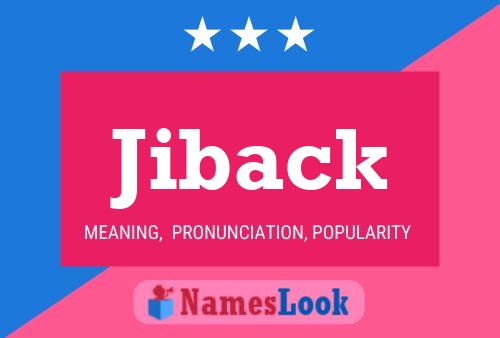 Póster del nombre Jiback