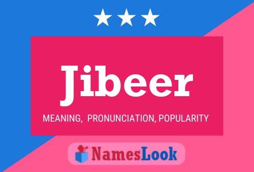 Póster del nombre Jibeer