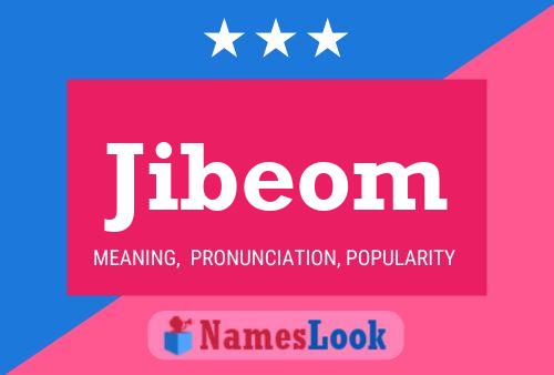 Póster del nombre Jibeom