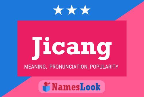 Póster del nombre Jicang