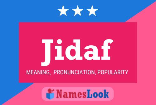 Póster del nombre Jidaf