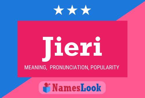 Póster del nombre Jieri