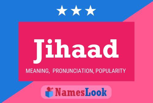 Póster del nombre Jihaad