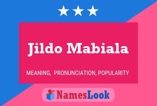 Póster del nombre Jildo Mabiala