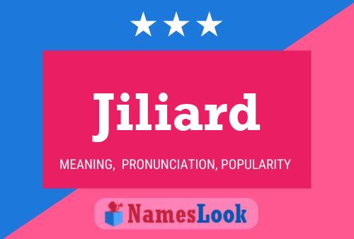 Póster del nombre Jiliard