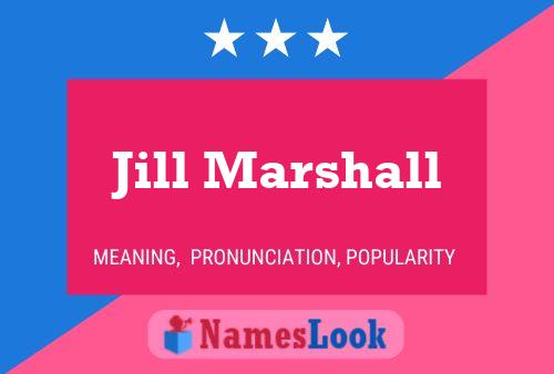 Póster del nombre Jill Marshall