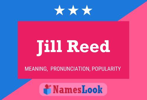 Póster del nombre Jill Reed