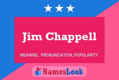 Póster del nombre Jim Chappell