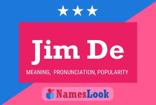 Póster del nombre Jim De