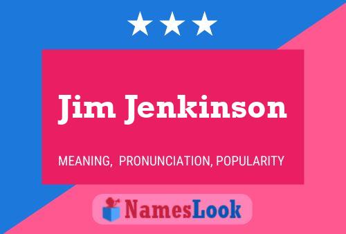 Póster del nombre Jim Jenkinson