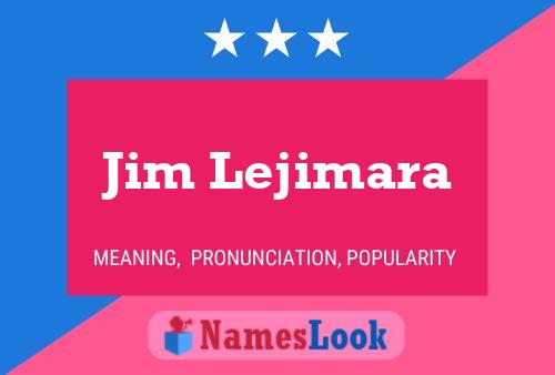 Póster del nombre Jim Lejimara