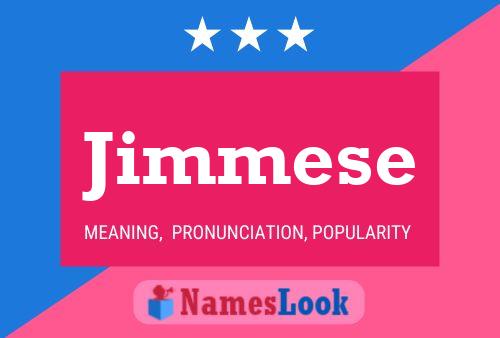 Póster del nombre Jimmese