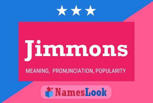 Póster del nombre Jimmons